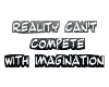 Reality Can't sticker