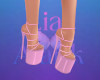 Pink Strappy Heels