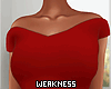 Off Shoulder Red