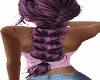 braid long purple black