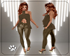 Caramel Leather Jeans