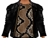 Leather Jacket Snake Top