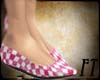 !FT Pink Harlequin Shoes