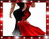 Glitter Red/Black Gown