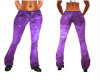 Stonewashed jeans/purple