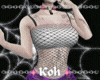 Koh! Y2K Fishnet Wh