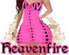 ^HF^ Pink Corset Dress