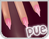 Sharp Pink Nails
