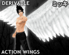 ! Angel White Wings