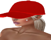 Janet Red Hat-Blonde