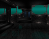 Teal gothic room