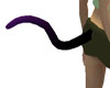 cat tail purple/black