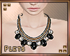 ~Pl|Necklace BlackRetro|