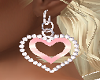 Pink Heart Earrings SET
