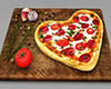 Romantic Heart Pizza