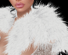 Fur Shawl White
