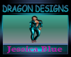 DD Jessica Blue Leather
