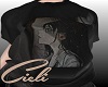 F T-Shirts Anime Sadgirl