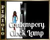 Contemporary Clock Lamp