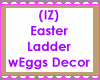 Easter Ladder wEggs Deco