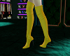 Yellow Thigh High Boots