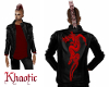 Red dragon and snake