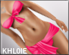 Hot pink bikini K