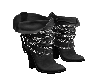 Black Chain Boots