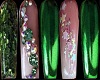 METALLIC GREEN NAILS