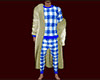 Gold Long Coat Robe (M)
