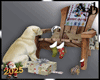 A3D*Xmas Chair Dogs