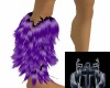 Purple PVC Leg Fur (R)