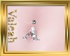 Belly Piercing Letter A
