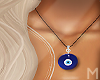 m. evil eye necklace