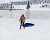Winter Animated Sledding
