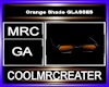 Orange Shade GLASSES