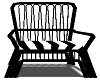 rattan chair black
