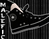 +m+ black converse boots
