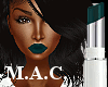 (MAC) Lipstick Deep Aqua