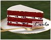 |K Cake Slice - Velvet