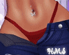 H! Patchy Blue Jeans