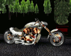 GhostRider bike on fire
