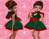 CG68 - Emerald/Red Dress