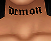 LB. Demon Neck Tattoo