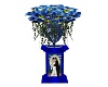 Royal Blue Flower Pillar