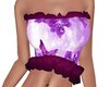 purple frilly top
