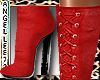 RED SUEDE MATCHING BOOTS