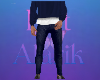 Mens Pants Dark Blue