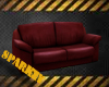 Red Leather Sofa 10 pose