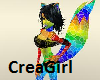 [Crea]rainbow furry tail